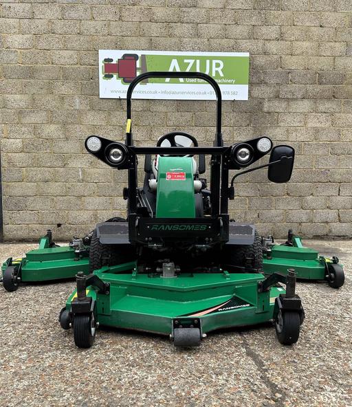 Ransomes HR6010 Batwing triple deck ride on rotary mower Azur